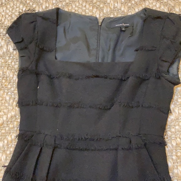Black fringe Nanette Lepore dress size 2 - Picture 2 of 5